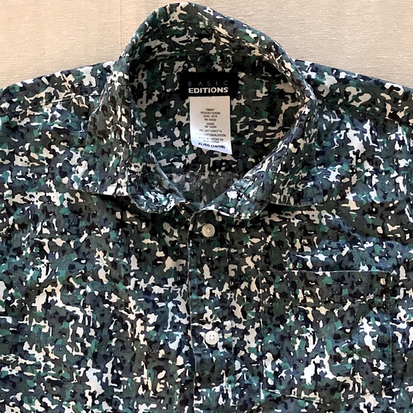 Basic Editions Boy’s Button Down‎ size XL - Picture 1 of 6